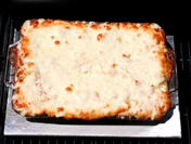 Fettuccine Alfredo on the grill