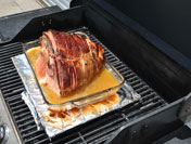 Spiral Ham on the grill